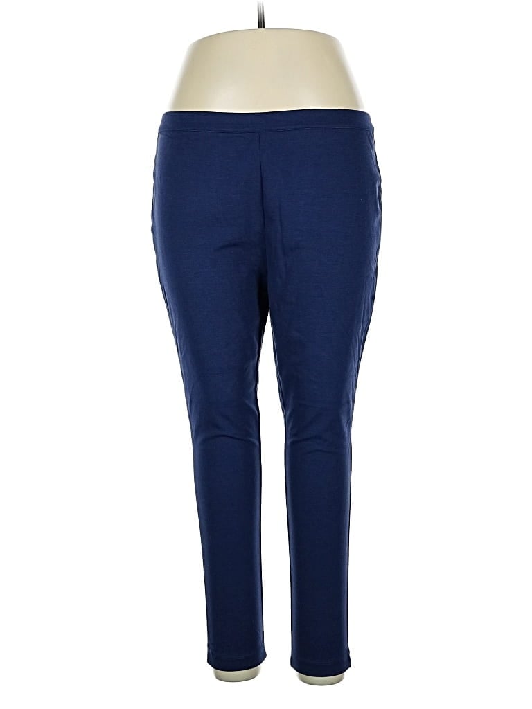 Pre-owned Isaac Mizrahi Live Active Pants In Blue