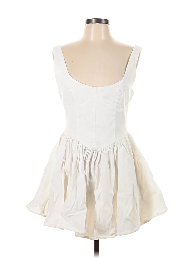 Pre-owned Fashion Nova Cocktail Dress In White