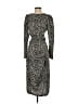 Assorted Brands Animal Print Black Casual Dress Size S - photo 1