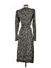 Assorted Brands Animal Print Black Casual Dress Size S - photo 2