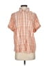 Universal Thread Orange Short Sleeve Blouse Size S - photo 1