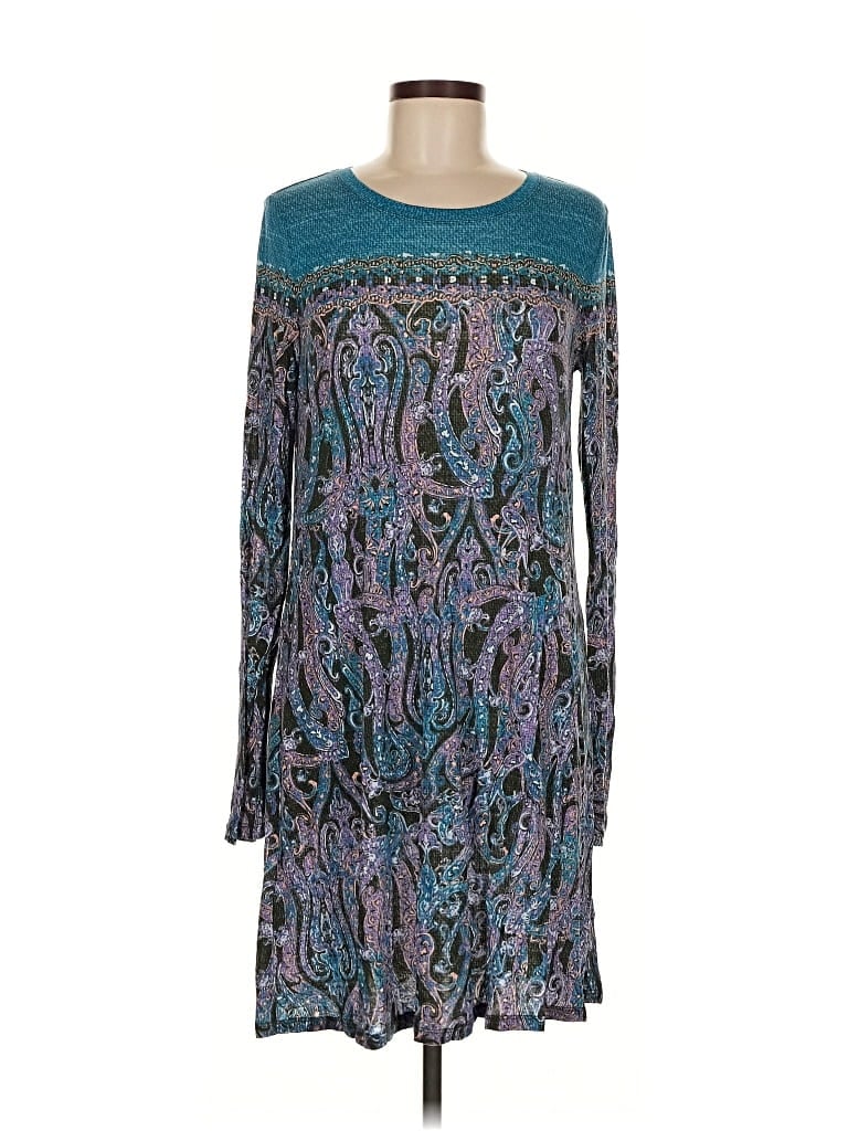 Pre-owned Bcbgmaxazria Casual Dress In Blue