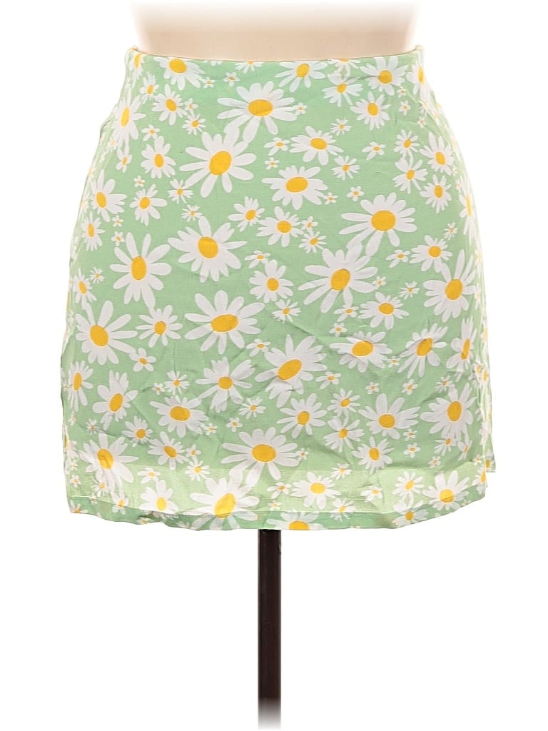 Pre-owned Elodie Casual Skirt In Green