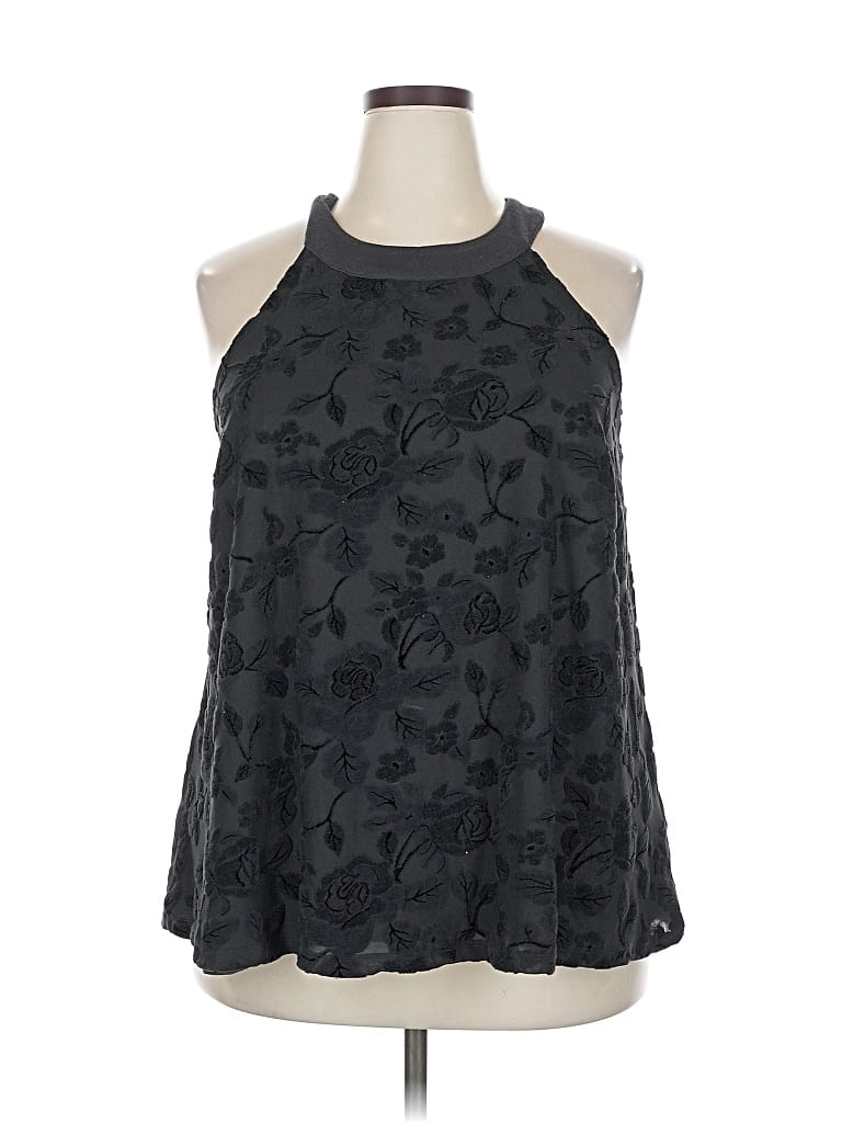 Pre-owned Maurices Sleeveless Blouse In Black
