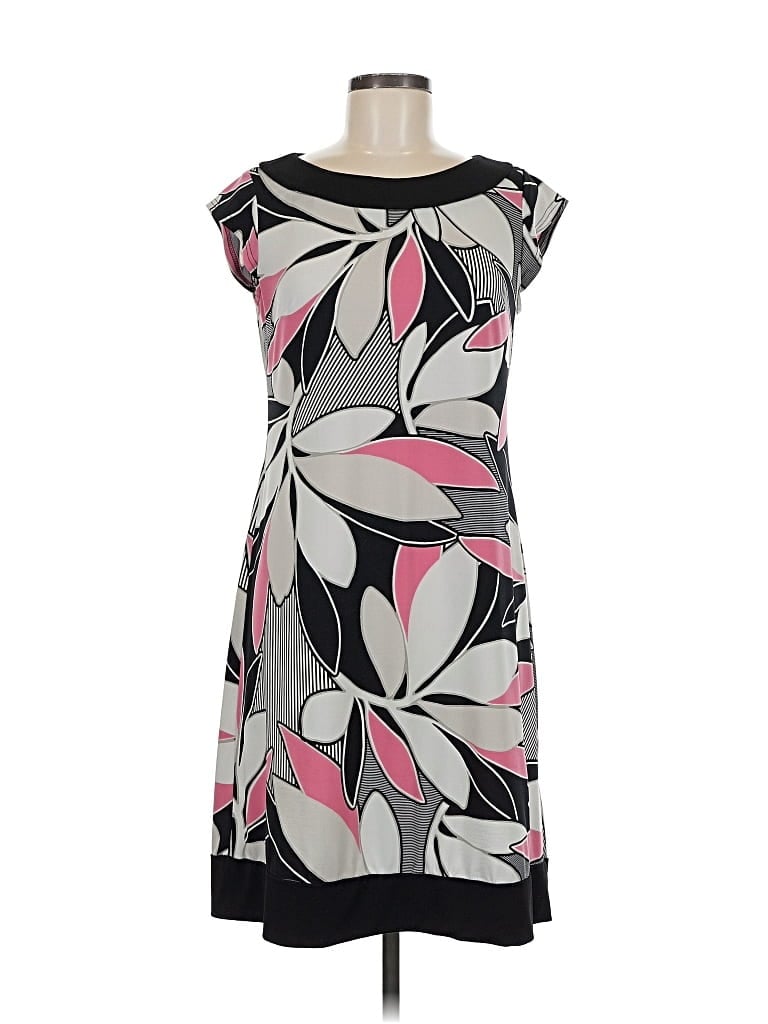 Pre-owned Liz Claiborne Casual Dress In Gray