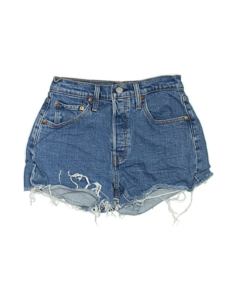 Pre-owned Levi's Denim Shorts In Blue