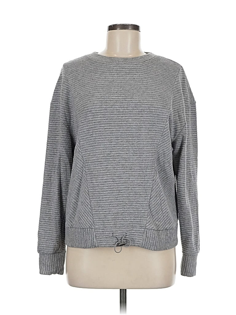 Pre-owned Simply Vera Vera Wang Pullover Sweater In Gray