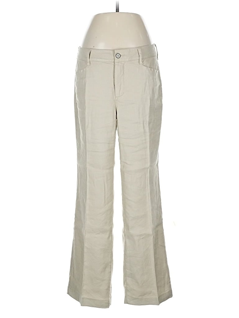 Pre-owned Nydj Linen Pants In White