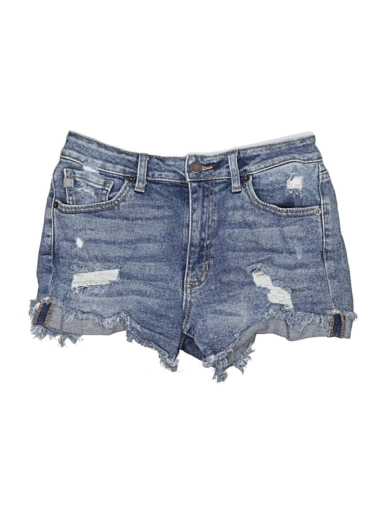 Pre-owned Just Usa Denim Shorts In Blue