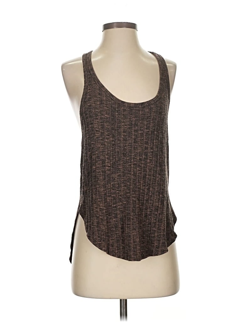 Pre-owned Free Press Tank Top Brown Halter Neckline Tops