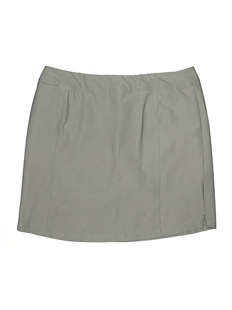 Pre-owned Adidas Originals Active Skort In Gray