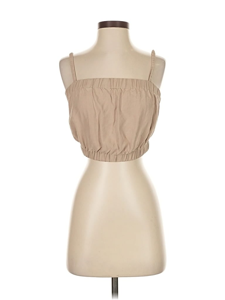 Pre-owned Everlane Sleeveless Blouse In Brown