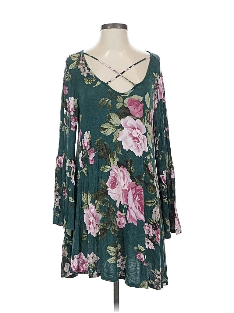 Pre-owned Mts Casual Dress In Green