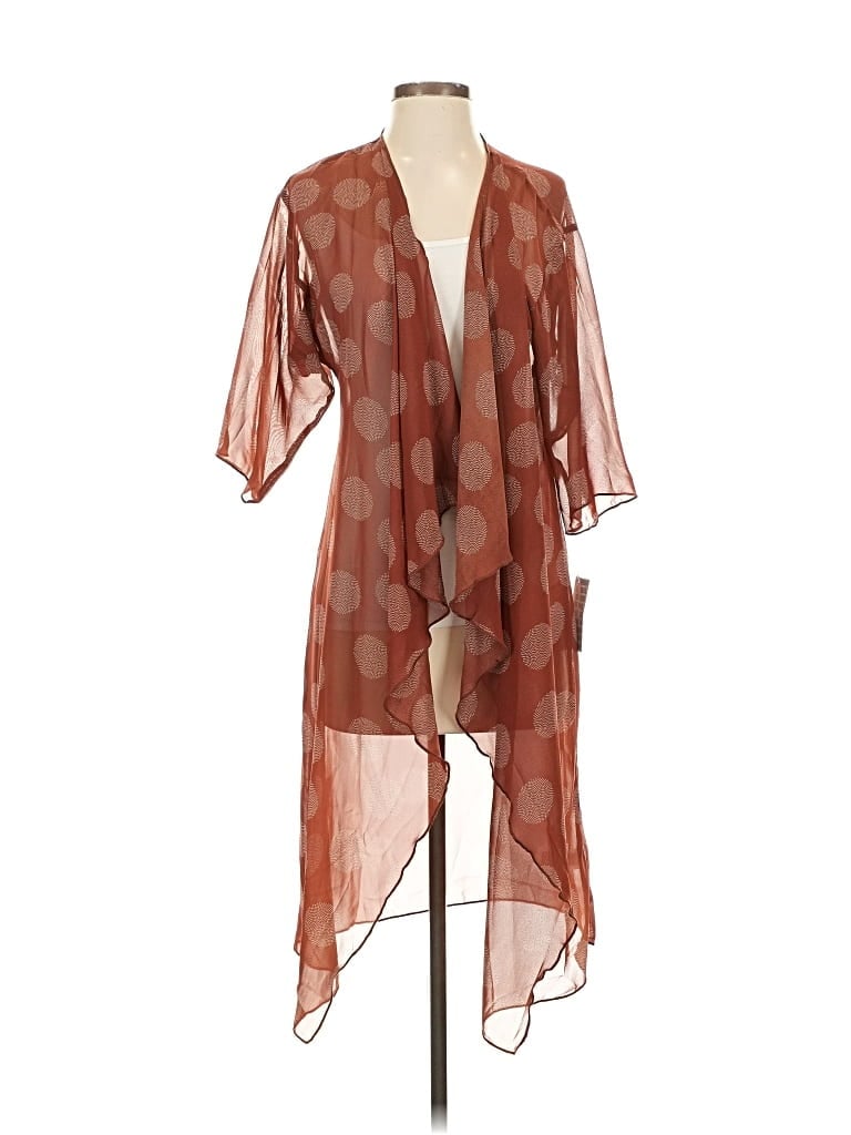 Lularoe Cardigan Sweater In Brown