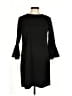 2 Hearts Solid Black Casual Dress Size M - photo 1