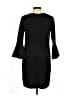 2 Hearts Solid Black Casual Dress Size M - photo 2