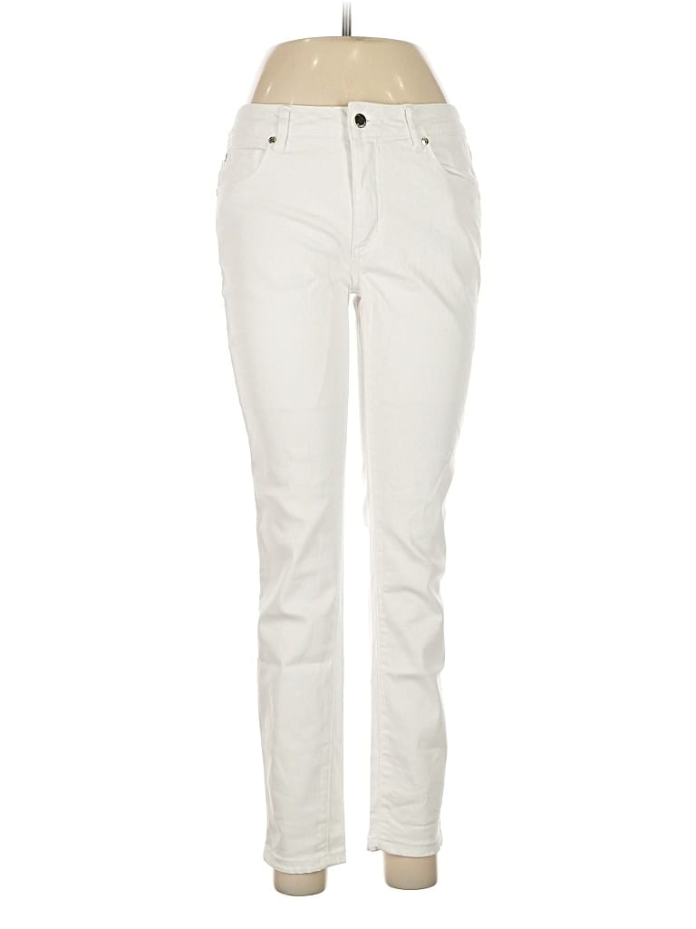 Pre-owned Tahari Jeans In White