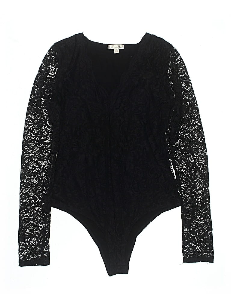 Pre-owned Nine Britton Bodysuit In Black