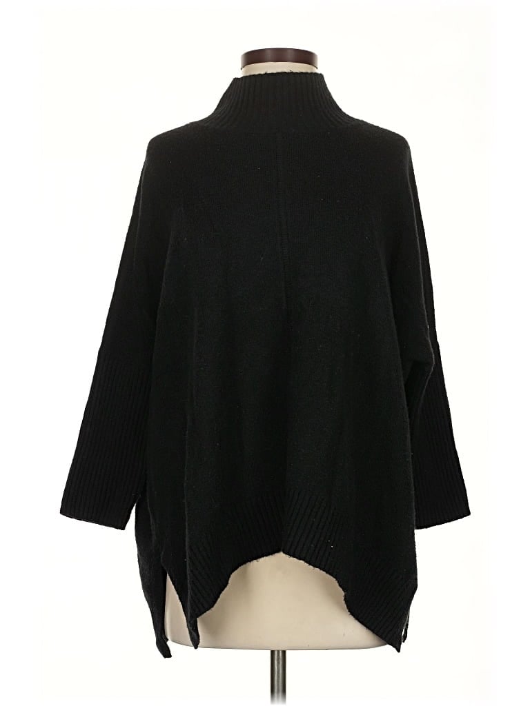 Pre-owned Ann Taylor Loft Outlet Turtleneck Sweater In Black