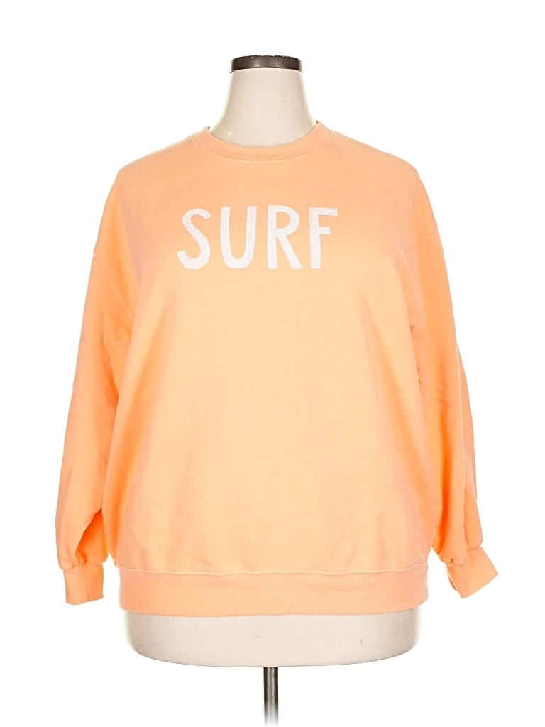 Pre-owned Wild Fable Sweatshirt In Orange