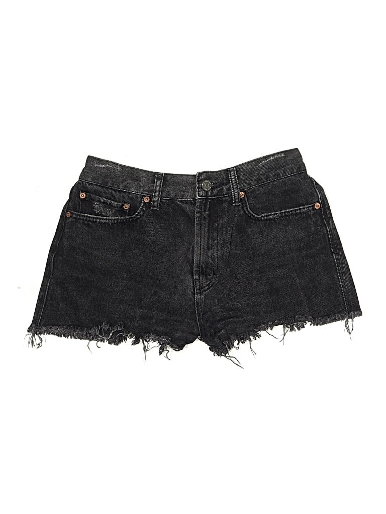 Pre-owned Bdg Denim Shorts In Black