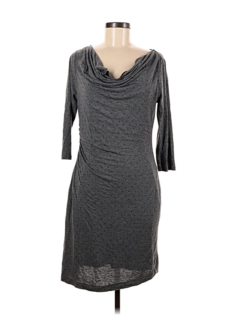 Pre-owned Ann Taylor Loft Casual Dress In Gray