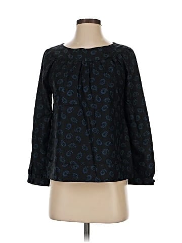 Marc by Marc Jacobs Long Sleeve Silk Top (view 1)