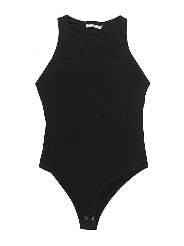 Pre-owned Reoria Bodysuit In Black