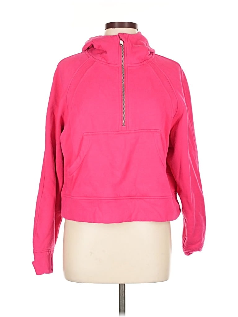 Pre-owned Unbranded Pullover Hoodie In Pink