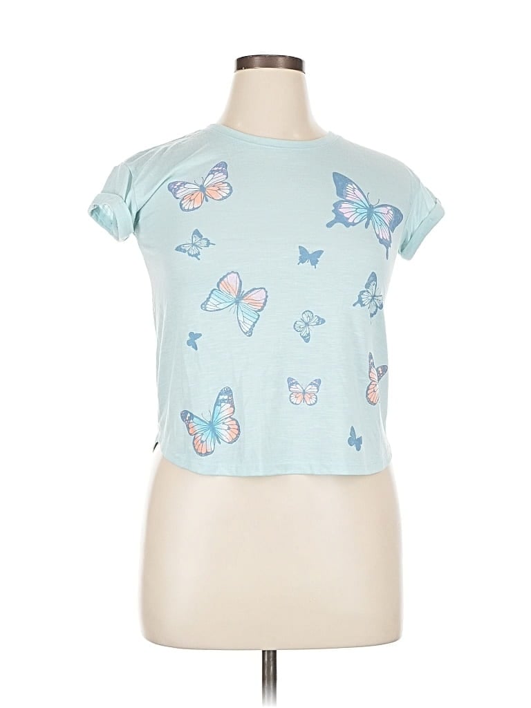 Pre-owned Sonoma Goods For Life Short Sleeve T-shirt In Blue