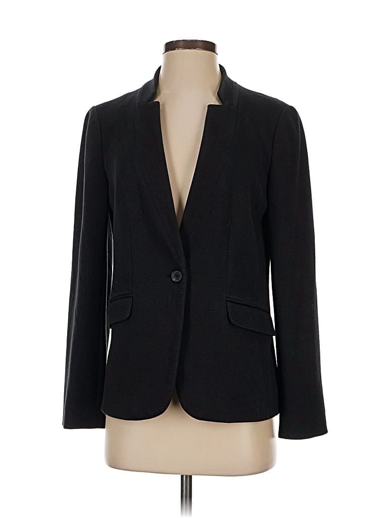 Pre-owned Talbots Blazer Jacket In Black