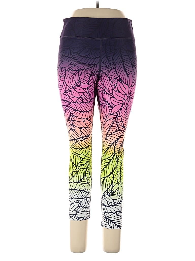 Pre-owned Fila Sport Yoga Pants In Purple