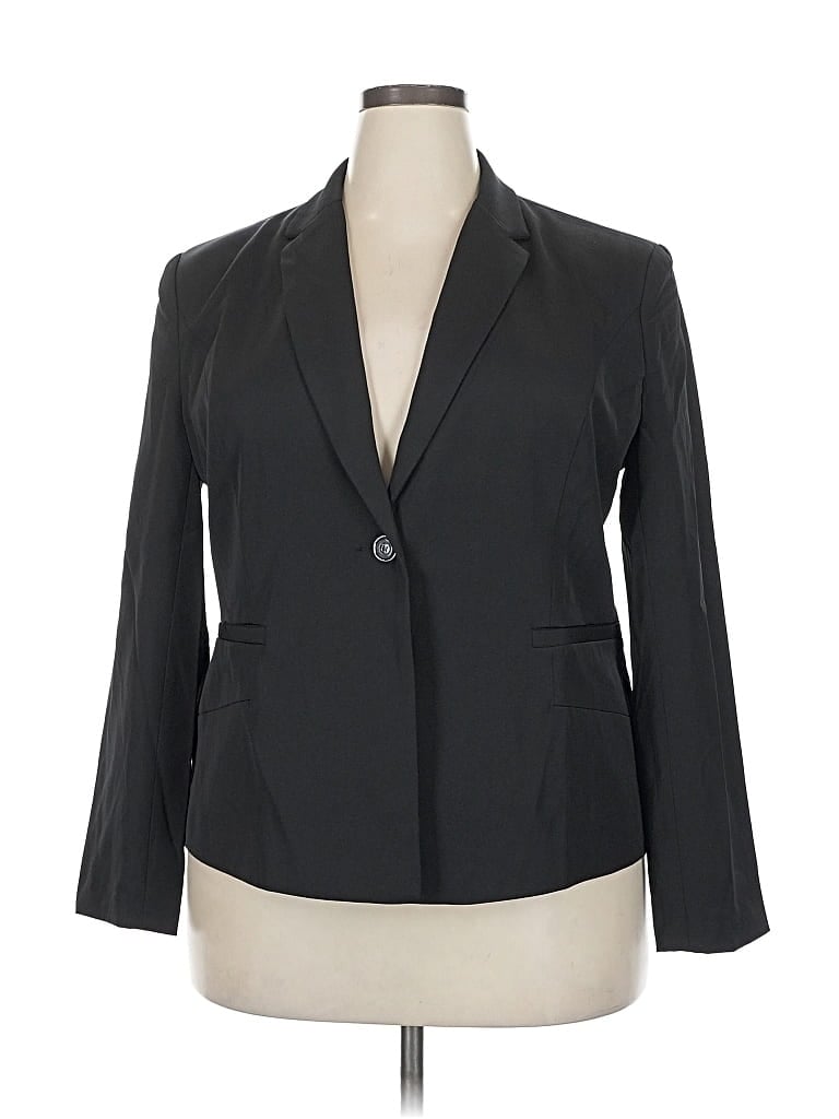 Pre-owned Assorted Brands Blazer Jacket In Gray