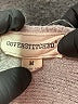 Coverstitched Metallic Silver Pullover Sweater Size M - photo 7