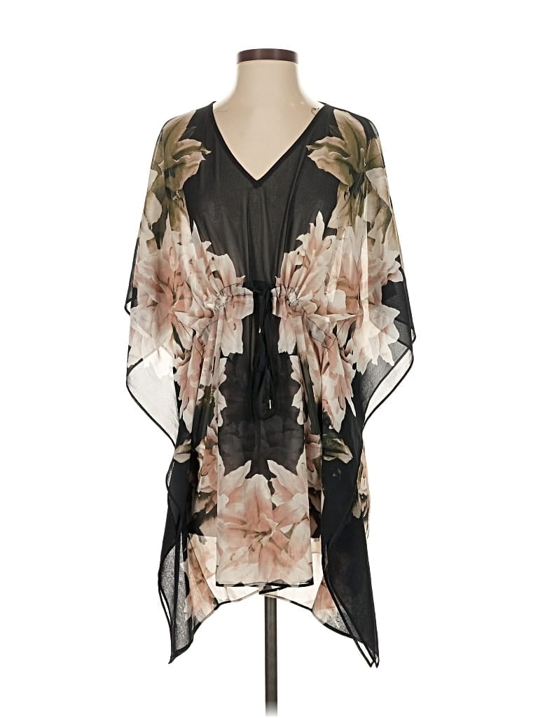 Pre-owned Calvin Klein Kimono In Black