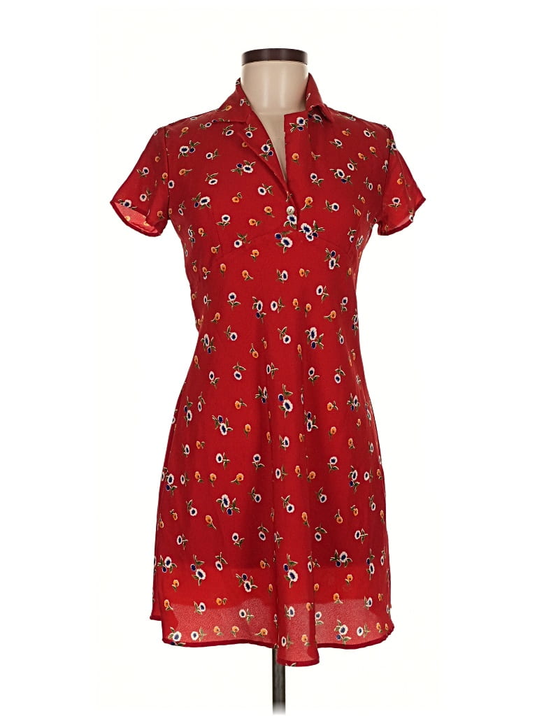 Pre-owned Jonathan Martin Casual Dress In Red