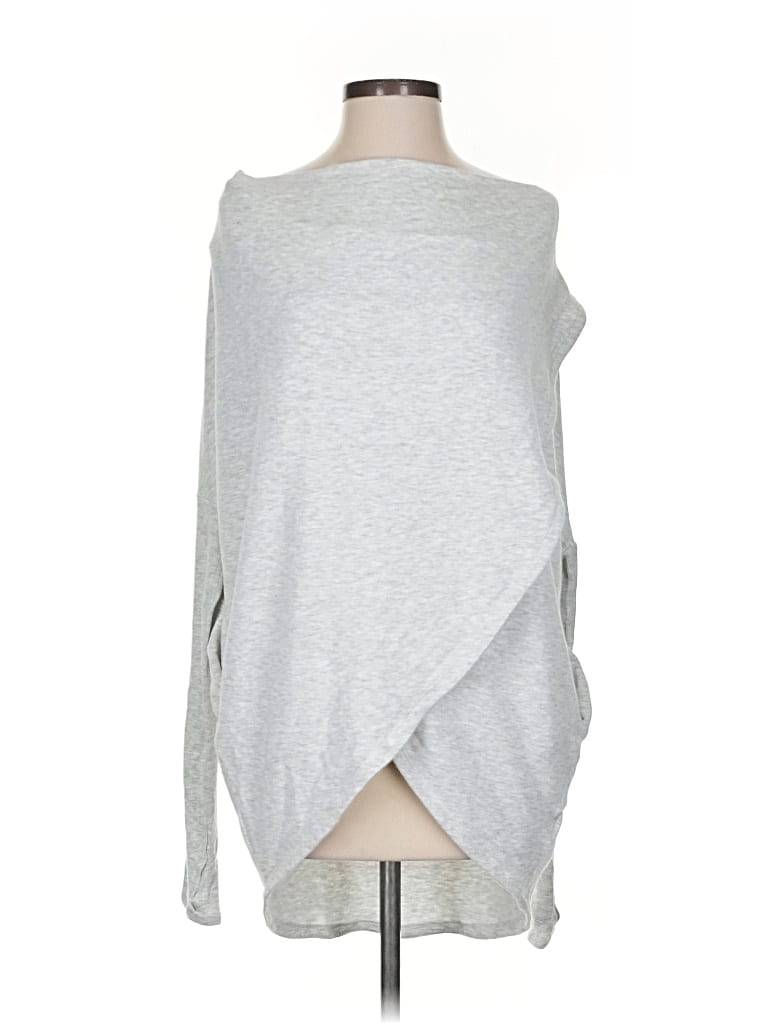 Pre-owned Athleta Sweatshirt In Gray