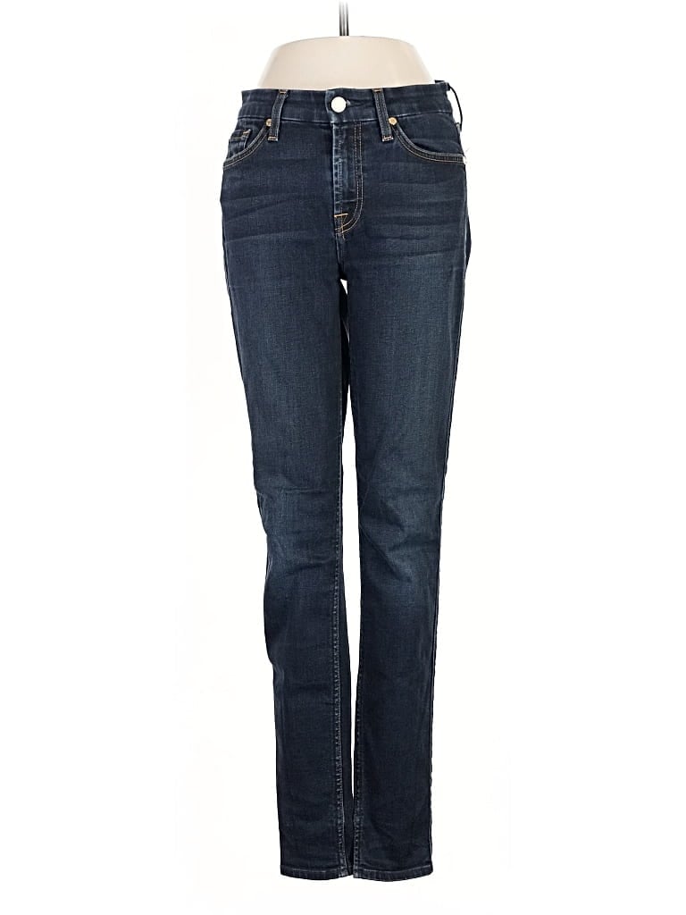 Pre-owned 7 For All Mankind Jeans In Blue
