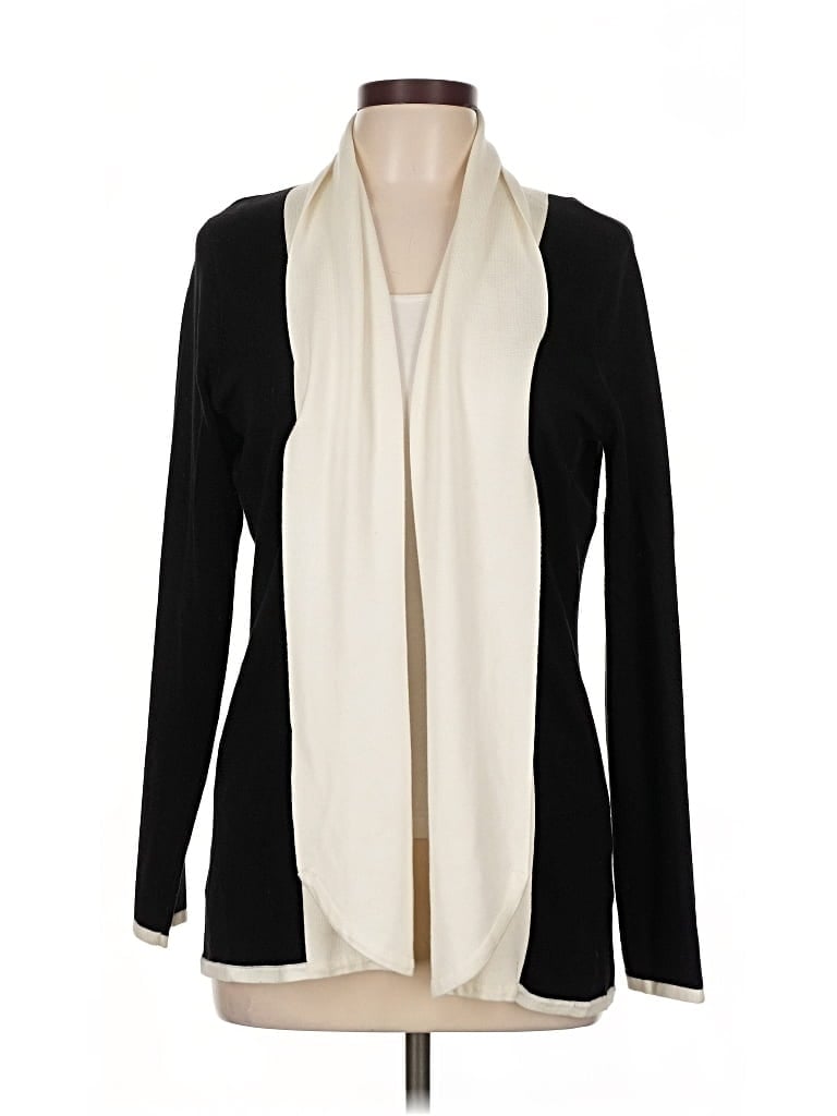 Pre-owned Red Cardigan Sweater In Black