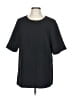 BCBGeneration 100% Polyester Black Short Sleeve Top Size L - photo 1