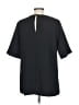 BCBGeneration 100% Polyester Black Short Sleeve Top Size L - photo 2