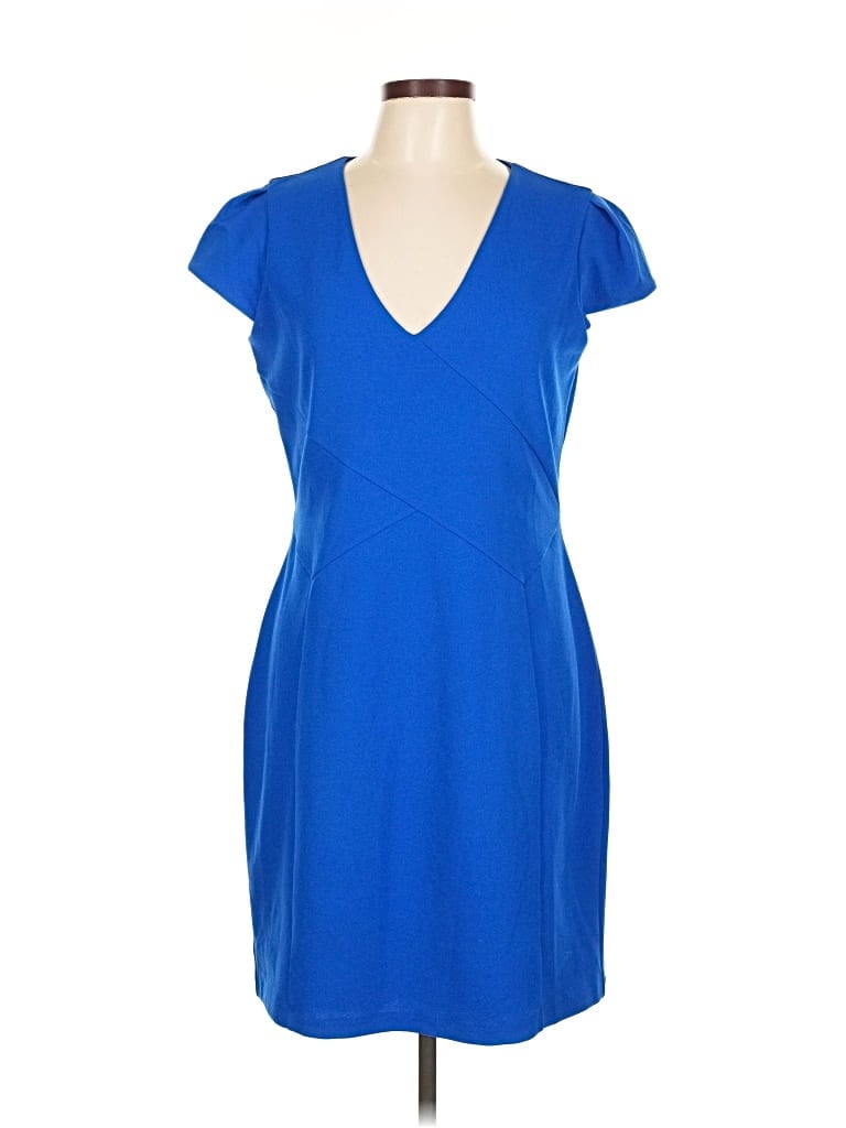 Pre-owned Express Casual Dress In Blue