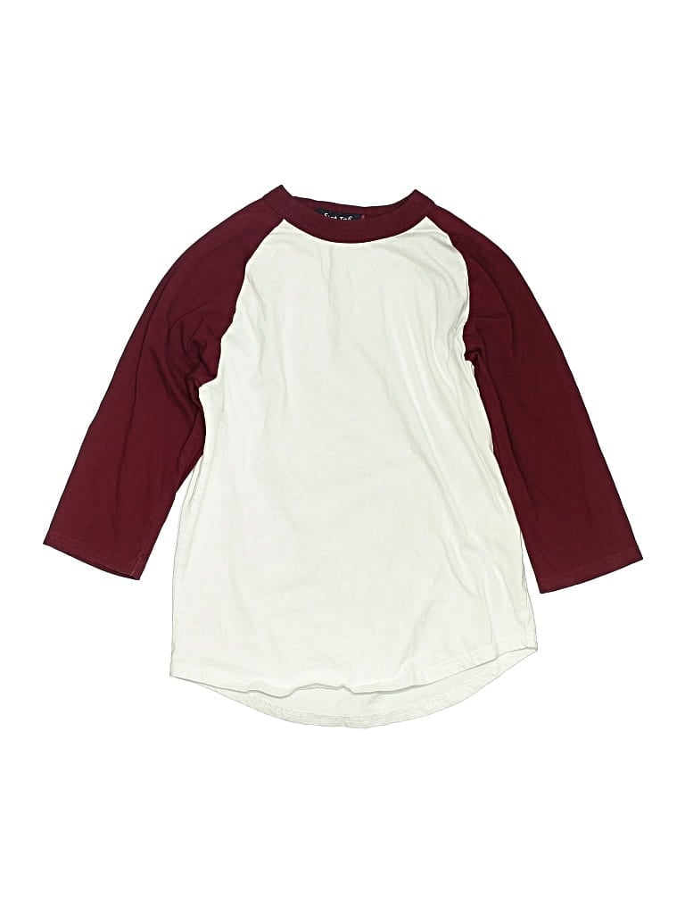 Pre-owned Sport-tek Kids' 3/4 Sleeve T-shirt In Burgundy