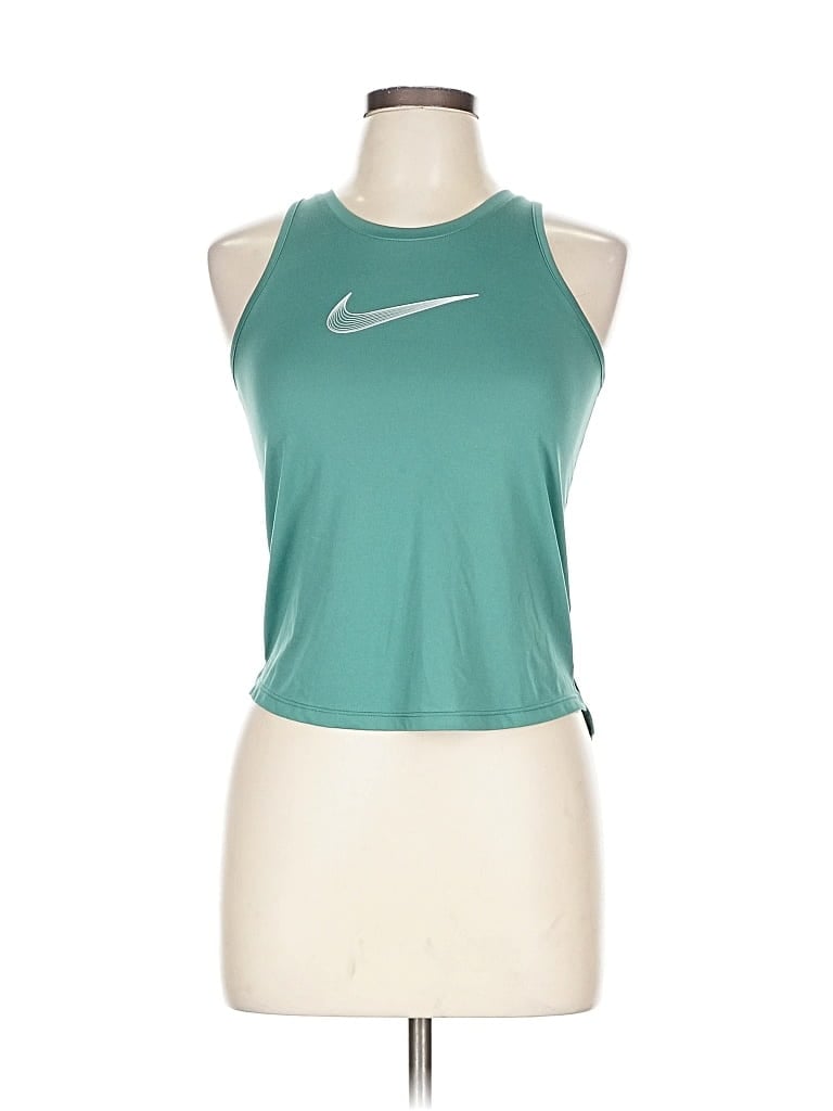 Pre-owned Nike Active Tank Top In Green