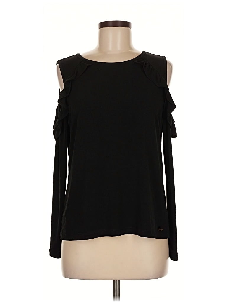 Pre-owned Ivanka Trump Long Sleeve T-shirt In Black