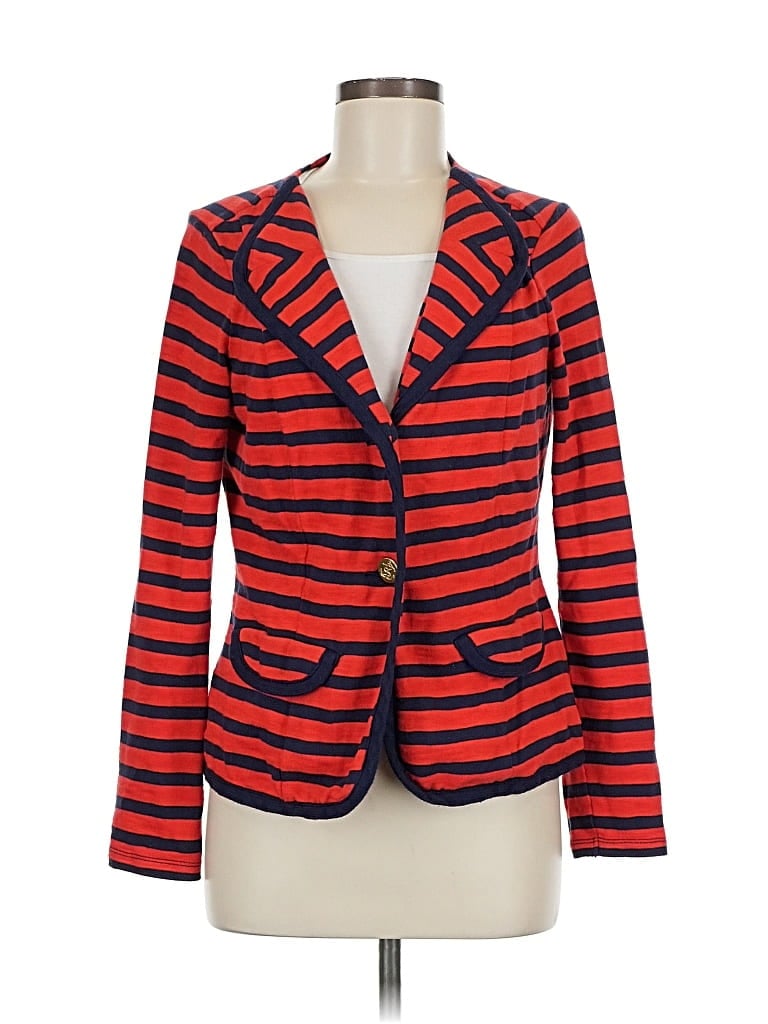 Pre-owned Cabi Blazer Jacket In Red