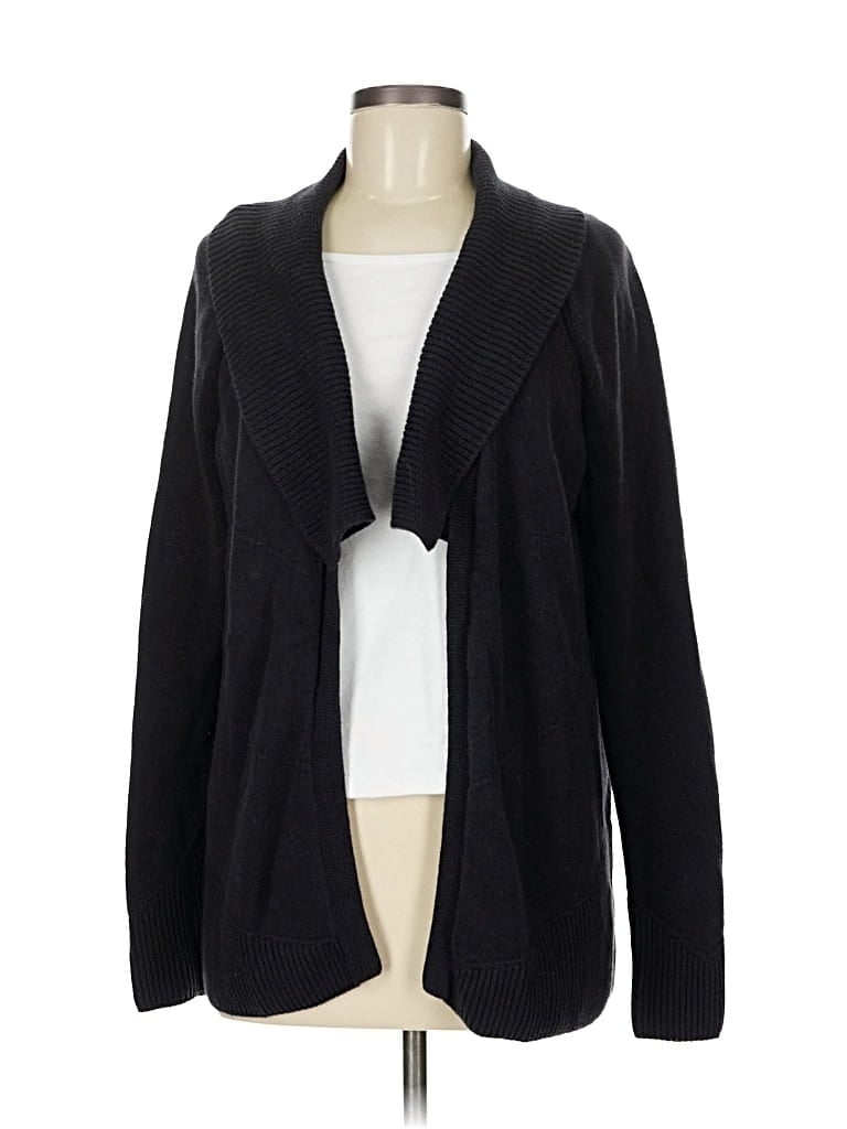 Pre-owned Gap Cardigan Sweater In Black
