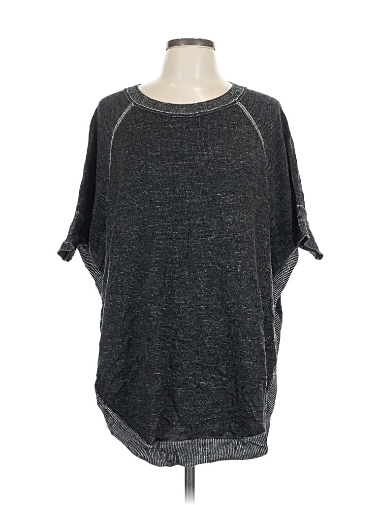 Pre-owned Alice And Olivia Alice + Olivia Poncho In Gray