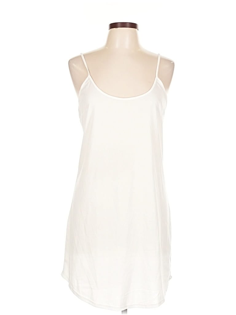 Pre-owned Lc Lauren Conrad Casual Dress In White