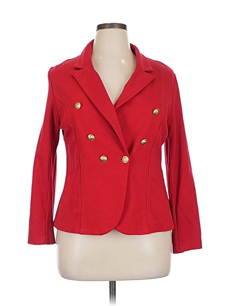Pre-owned Collection Blazer Jacket In Red